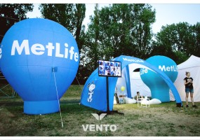 Constant pressure VENTO tent and Alfa ballons.